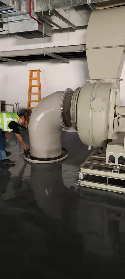 東莞電鍍車間排風(fēng)系統(tǒng)安裝工程施工